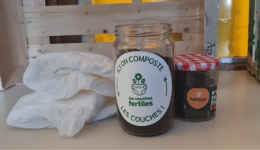 Les couches qui terminent en compost, une première à Lyon.