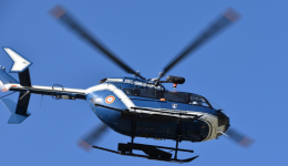 Un hélicoptère de la gendarmerie