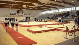 Une compétition de gymnastique à Clermont-Ferrand (Puy-de-Dôme)