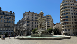 La place des Jacobins à Lyon.