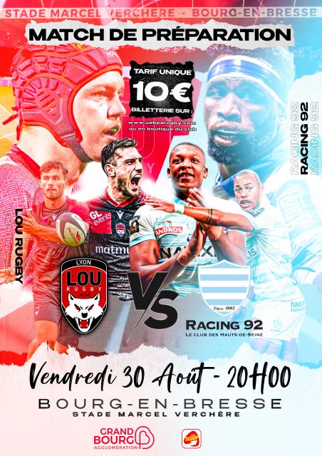 Match de Gala LOU RUGBY vs RACING 92