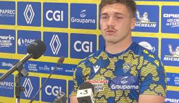 Baptiste Jauneau en conférence de presse