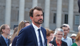 Le maire de Lyon Grégory Doucet