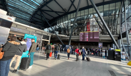 L'aéroport de Lyon-Saint-Exupéry.