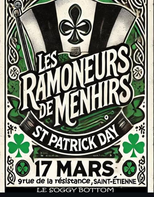 Les Ramoneurs de Menhirs : Saint Patrick Day au Soggy Bottom à Saint-Étienne