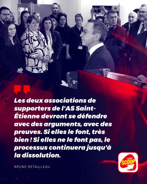 Bruno Retailleau met la pression sur les supporters violents © Radio SCOOP