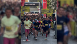 Le départ du 10 km du Lyon Urban Trail en 2025.