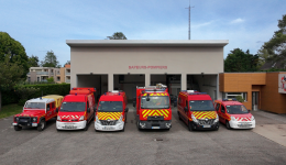 Une caserne de pompiers du Rhône.