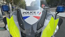 Une moto de la Police nationale