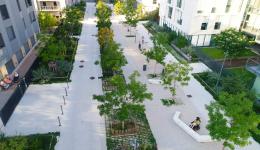 Le quartier des Girondins à Gerland