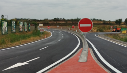 L'échangeur de la Gouyonnière, sur l'A72, à Andrézieux-Bouthéon (Loire)
