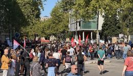 La manifestation du 18 septembre à Lyon