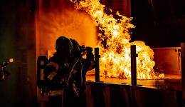 Les sapeurs-pompiers en intervention