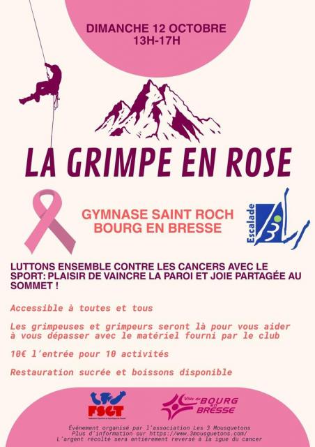 grimpe en rose