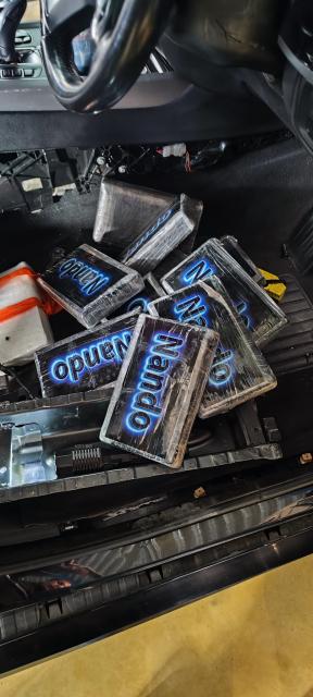 Lors du contrôle du véhicule, 31 pains contenant de la cocaïne ont été trouvés © Douane française