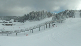 La station de ski La Faucille dans l'Ain