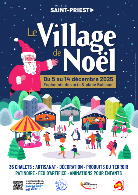 Le village de Noël à Saint-Priest