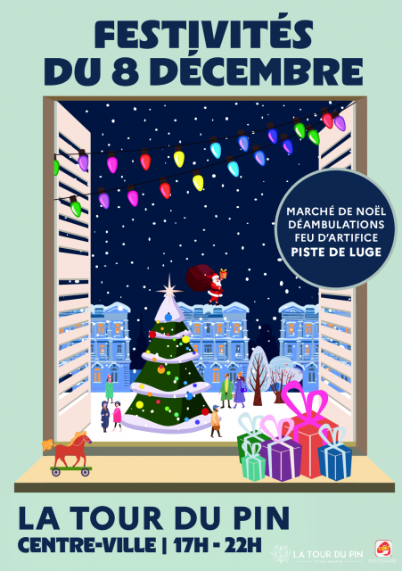 La fête des Lumières à la Tour du Pin