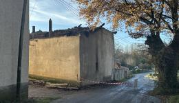 La maison incendiée à Cheyssieu