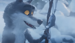 Le loup de la nouvelle pub de Noël d'Intermarché