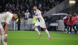 Rachid Ghezzal, joueur de l'OL.