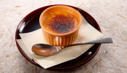 Crème brulée à la chicorée