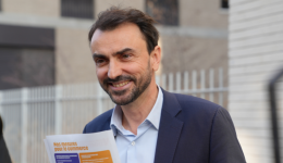 Grégory Doucet en campagne pour les élections municipales 2026