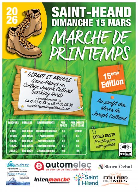 15ème édition de la Marche de Printemps à Saint-Héand