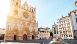 La cathédrale Saint-Jean, dans le Vieux-Lyon