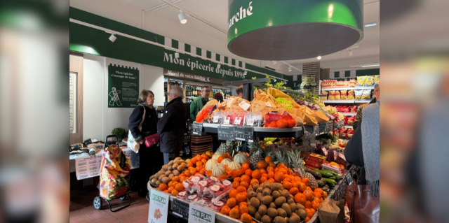 L'épicerie Casino de Feurs aux nouvelles couleurs de l'enseigne © Audrey PERRICHON / Radio SCOOP