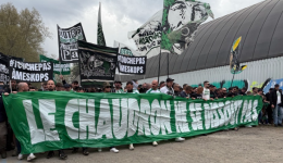 Les supporters de l'ASSE mobilisés en nombre ce samedi 11 avril