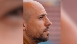 Johan Gastien dans la vidéo d'annonce de sa retraite publiée par le Clermont Foot sur les réseaux sociaux.