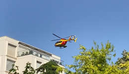 L'enfant a été évacué par hélicoptère vers un hôpital lyonnais ce vendredi 8 mai dans la commune dâArboys-en-Bugey