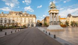 La place de Jaude à Clermont-Ferrand