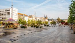 La place de Jaude à Clermont-Ferrand