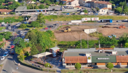 Le trafic est saturé au niveau de l'échangeur du Sardon, à hauteur de Rive-de-Gier (Loire)