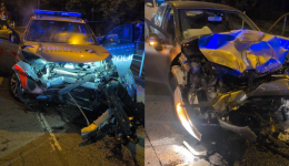 Une voiture de police percutée à Clermont-Ferrand