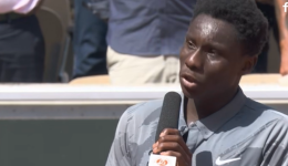 Moïse Kouamé lors de sa participation à Roland Garros 2026.