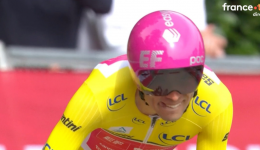 Alex Baudin toujours maillot jaune du Tour Auvergne-Rhône-Alpes