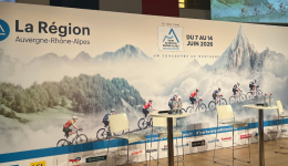 Le Tour Auvergne-Rhône-Alpes arrive au Parc des Oiseaux àVillars-les-Dombes, ce jeudi 11 juin