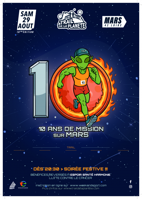 Trail de la planète Mars
