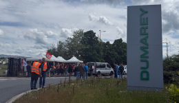 Les salariés de Dumarey en sont à cinq semaines de grève sur le site d'Andrézieux-Bouthéon (Loire)
