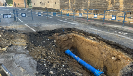 La rupture d'une canalisation d'eau au Vergoin, dans le 9e arrondissement de Lyon, perturbe la circulation dans le secteur ce mardi 16 juin 2026