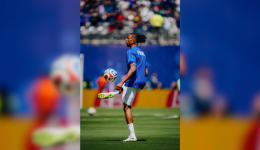Olise et l'équipe de France, avant d'affronter le Sénégal à la Coupe du monde 2026