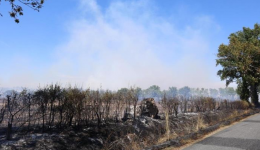 Plusieurs dizaines d'hectares ont brûlés sur la commune de Chézy ce vendredi 19 juin après-midi