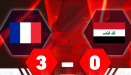 L'équipe de France a battu l'Irak 3-0