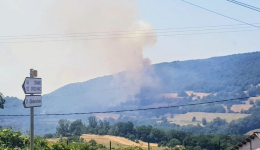 Un incendie est en cours dans le secteur de Bénonces ce mardi 23 juin