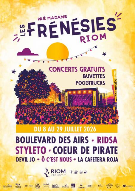 Les Frénésies de Riom - Affiche 2026