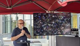 Victor Bosch, le directeur du Radiant-Bellevue, au lancement de la saison 2026-2027.
