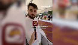 Thomas Dura s'est offert le record du monde de la plus grande tarte à la praline... à Lyon !